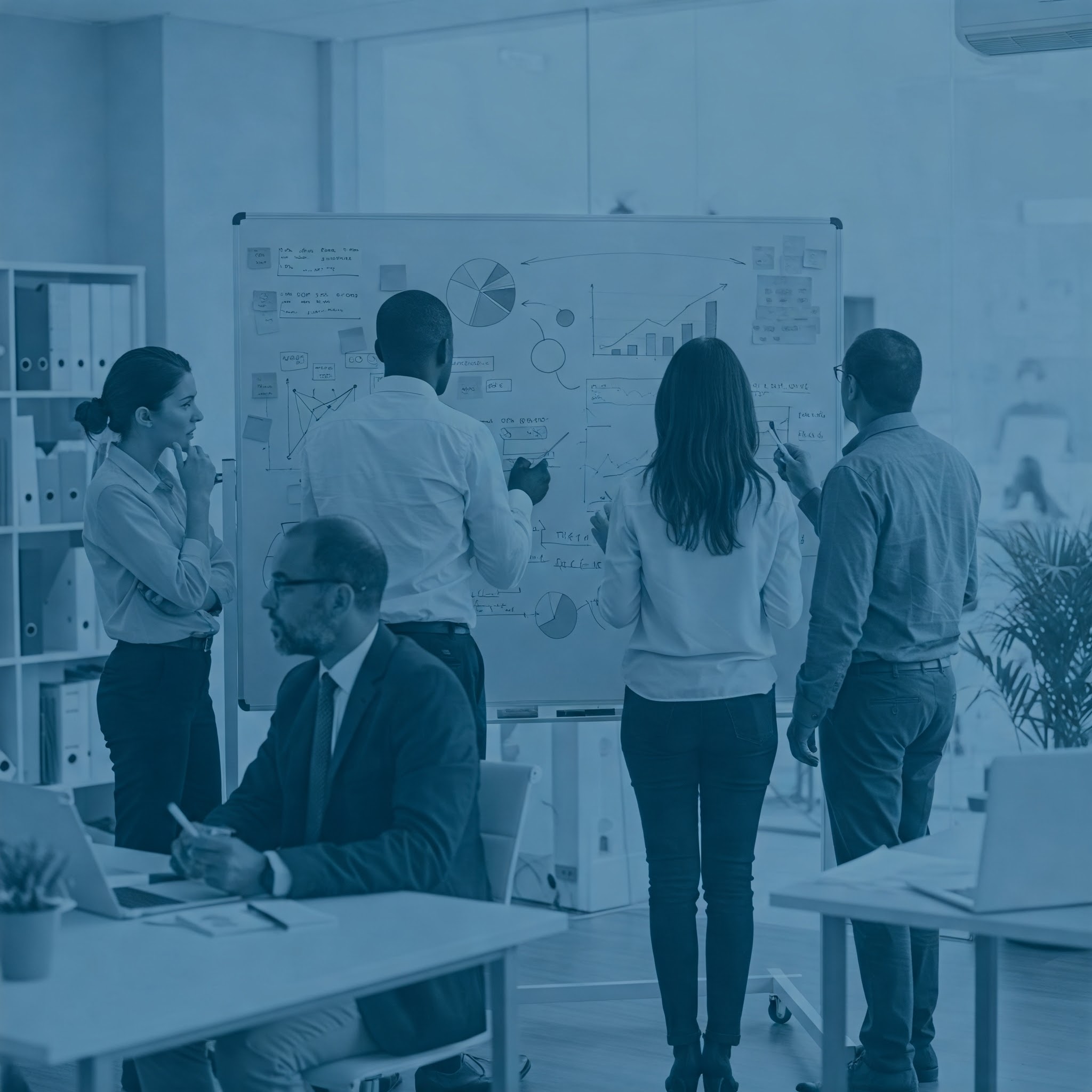 Abstract representation of strategic foresight and planning